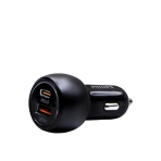 Tẩu sạc Philips DLP2552 Max 38W 1PD+1QC dùng trên ô tô