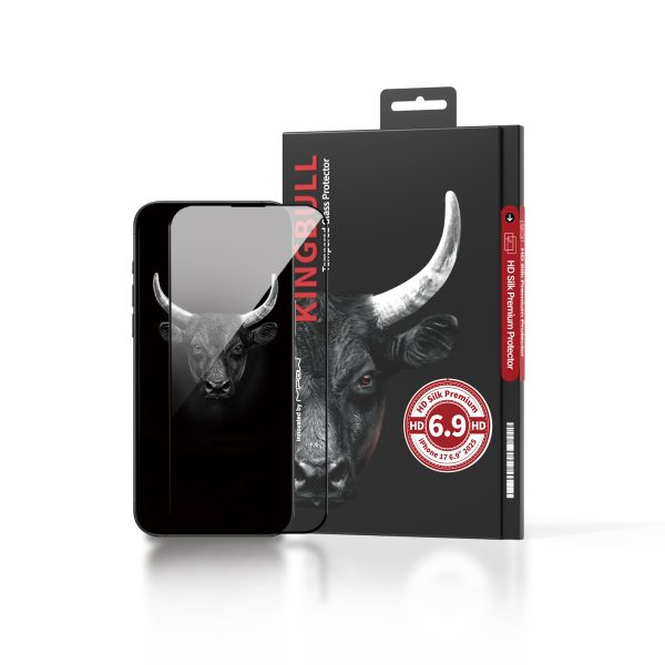 Kính Cường Lực Trong Suốt Mipow Kingbull HD Silk Premium iPhone 17 Series