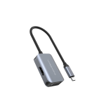 Cổng Chuyển HYPERDRIVE HDMI/VGA 4K60HZ 2 IN 1 HD-C2HV GRAY