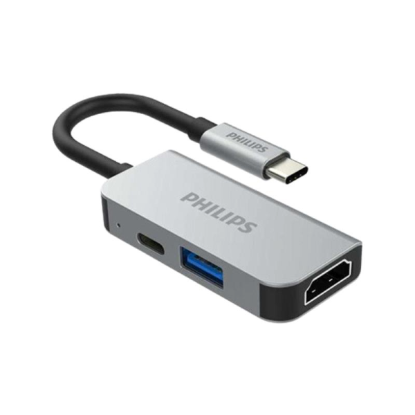 Hub Philips 3 in 1 USB C to HDMI+USB+PD SWV6113G
