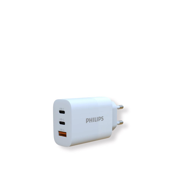 Củ sạc nhanh Philips DLP6333 PD65W + QC3.0 DLP6333CW