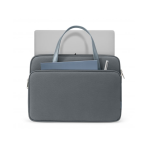 TÚI XÁCH TOMTOC (USA) BRIEFCASE PREMIUM FOR MACBOOK 13”/14”, ULTRABOOK 13″ GRAY H21-C01G01 - Ảnh 3