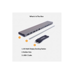 CỔNG CHUYỂN KIÊM ĐẾ CẮM ĐA MÀN HÌNH HYPERDRIVE 4K60HZ 13 PORTS MULTI-DISPLAY DOCK STATION - Ảnh 4